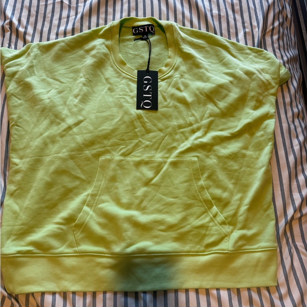 GSTQ Women's Midi Skirt in Yellow